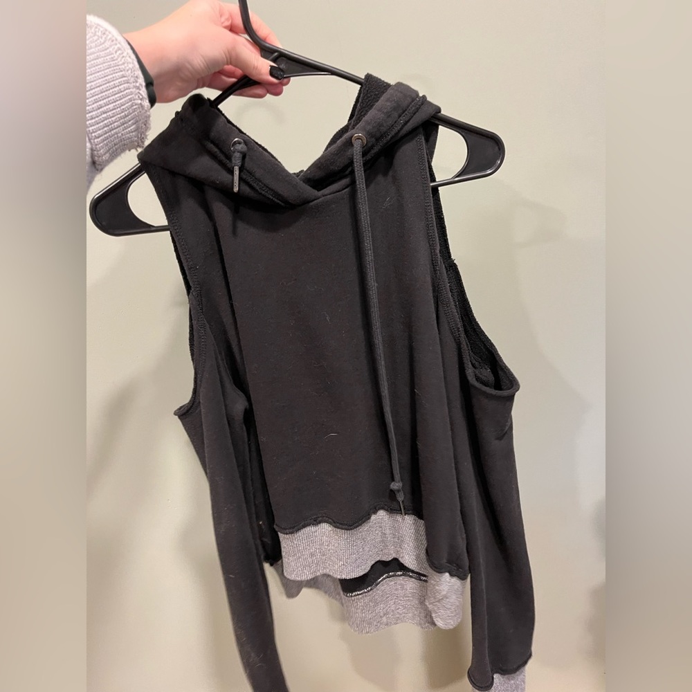 Hollister open shoulder sweat shirt